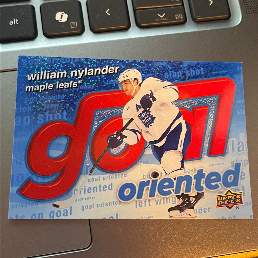 Upper Deck William Nylander Goal Oriented Hockey Card Toronto Maple Leafs